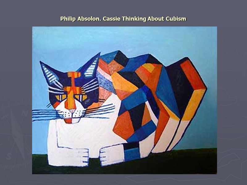 Philip Absolon. Cassie Thinking About Cubism